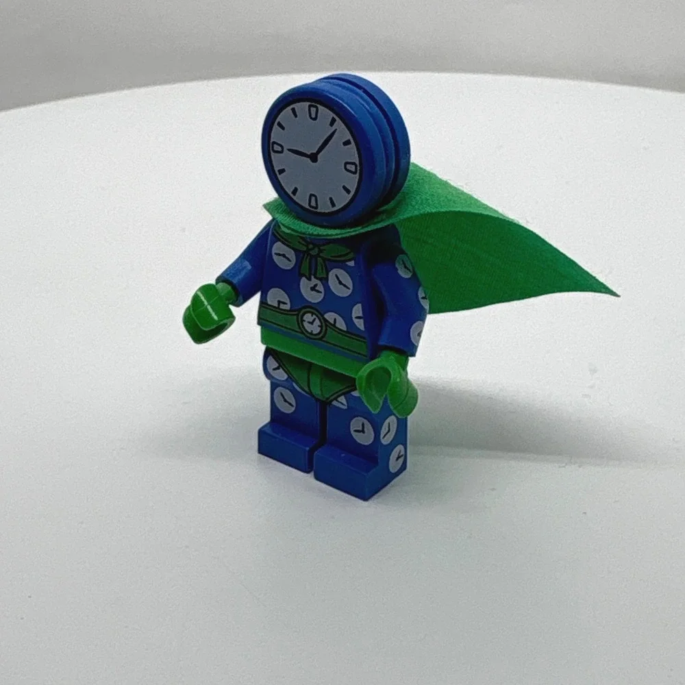 Lego Clock King Minifigure Batman Movie Series 2 Collectible 71020 Blue Green